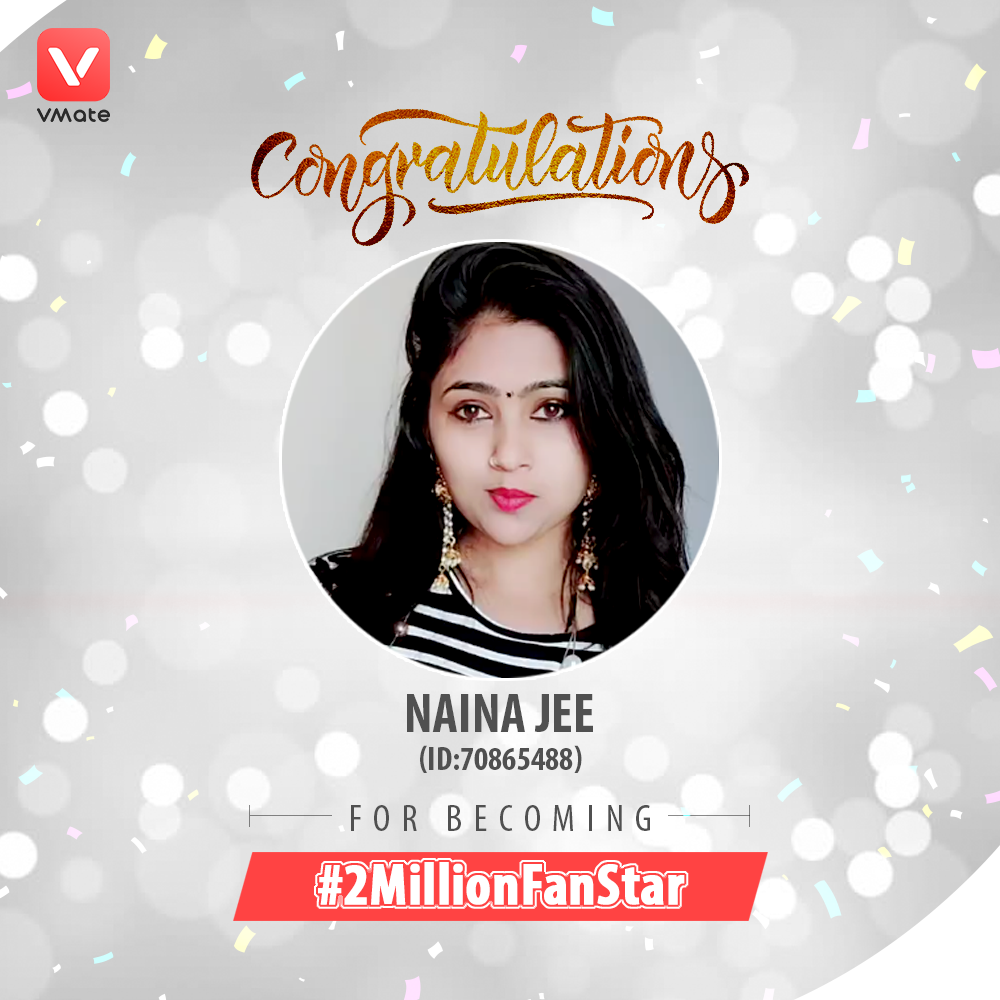 naina-becomes-2millionfanstar-on-vmate-crosses-2-million-followers-mark