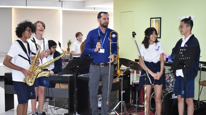 CIS Students perform to create awareness on World Cancer Day decoding=