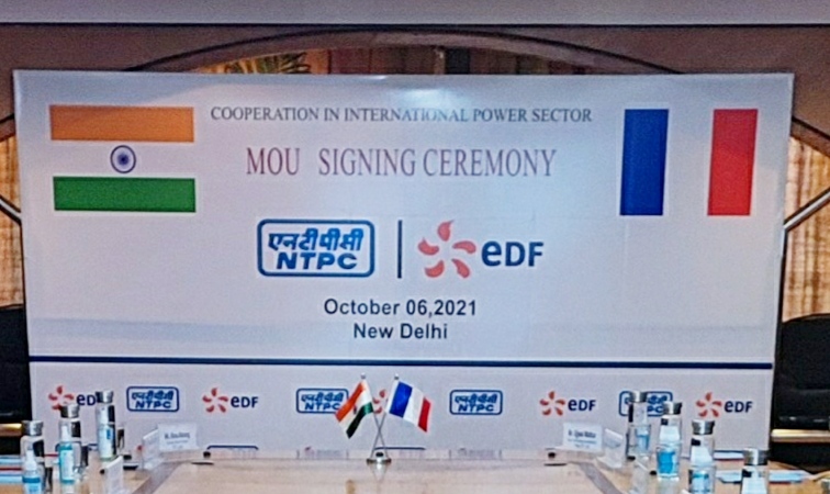 NTPC in pact with Électricité de France S.A. for cooperation in International Power sector decoding=