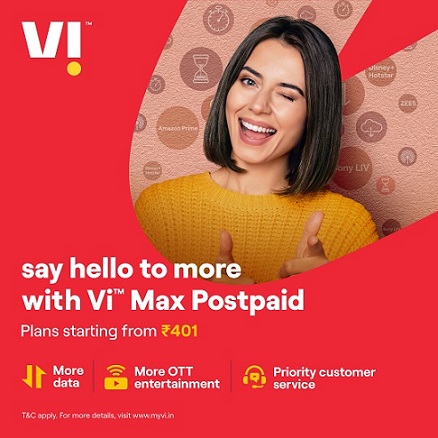 vi-redefines-postpaid-offerings-in-india-with-new-vi-max-plans