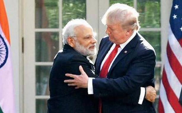 Prime Minister welcomes President Donald .J.Trump’s participation in the Indian Community Program in Houston on September 22 decoding=