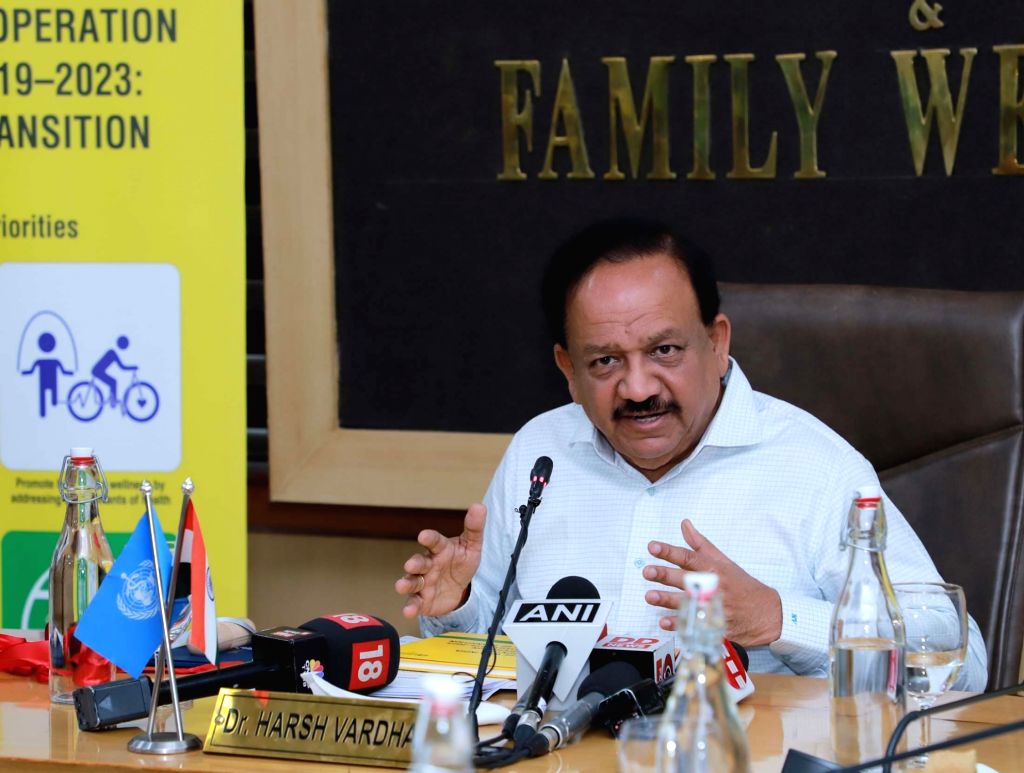 dr-harsh-vardhan-chairs-18th-meeting-of-group-of-ministers-gom-on-covid-19