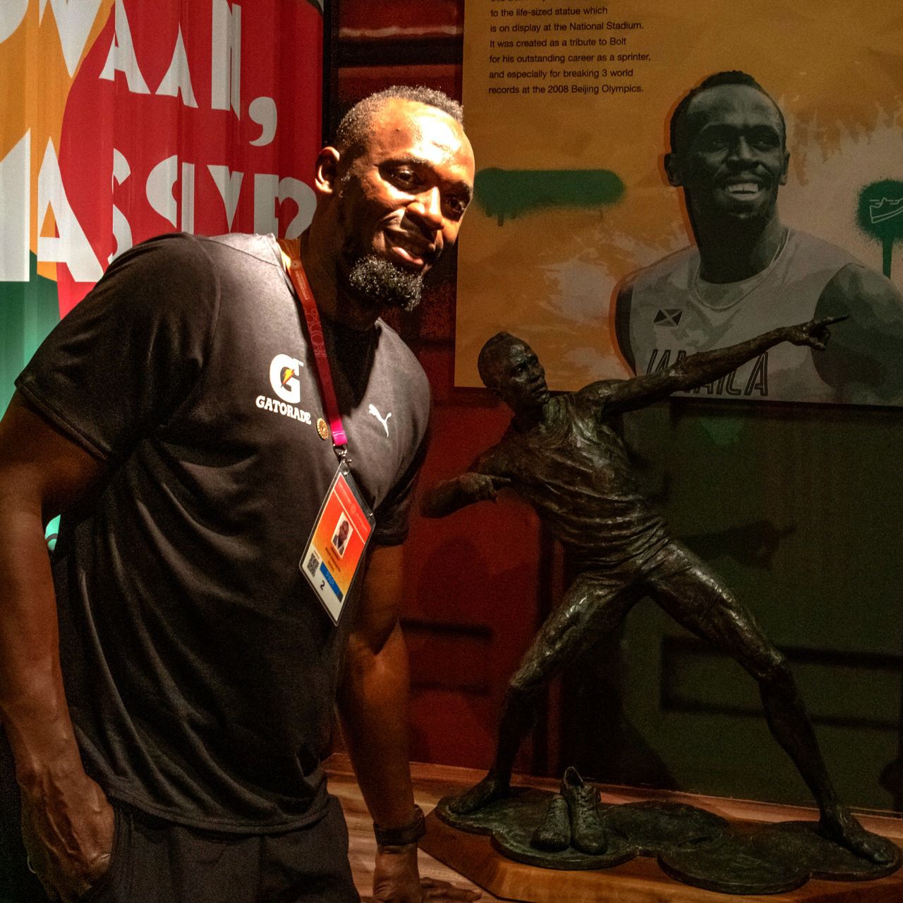 Legendary Jamaican Sprinter Usain Bolt brings Excitement to Jamaica Pavilion at World Expo 2020 decoding=