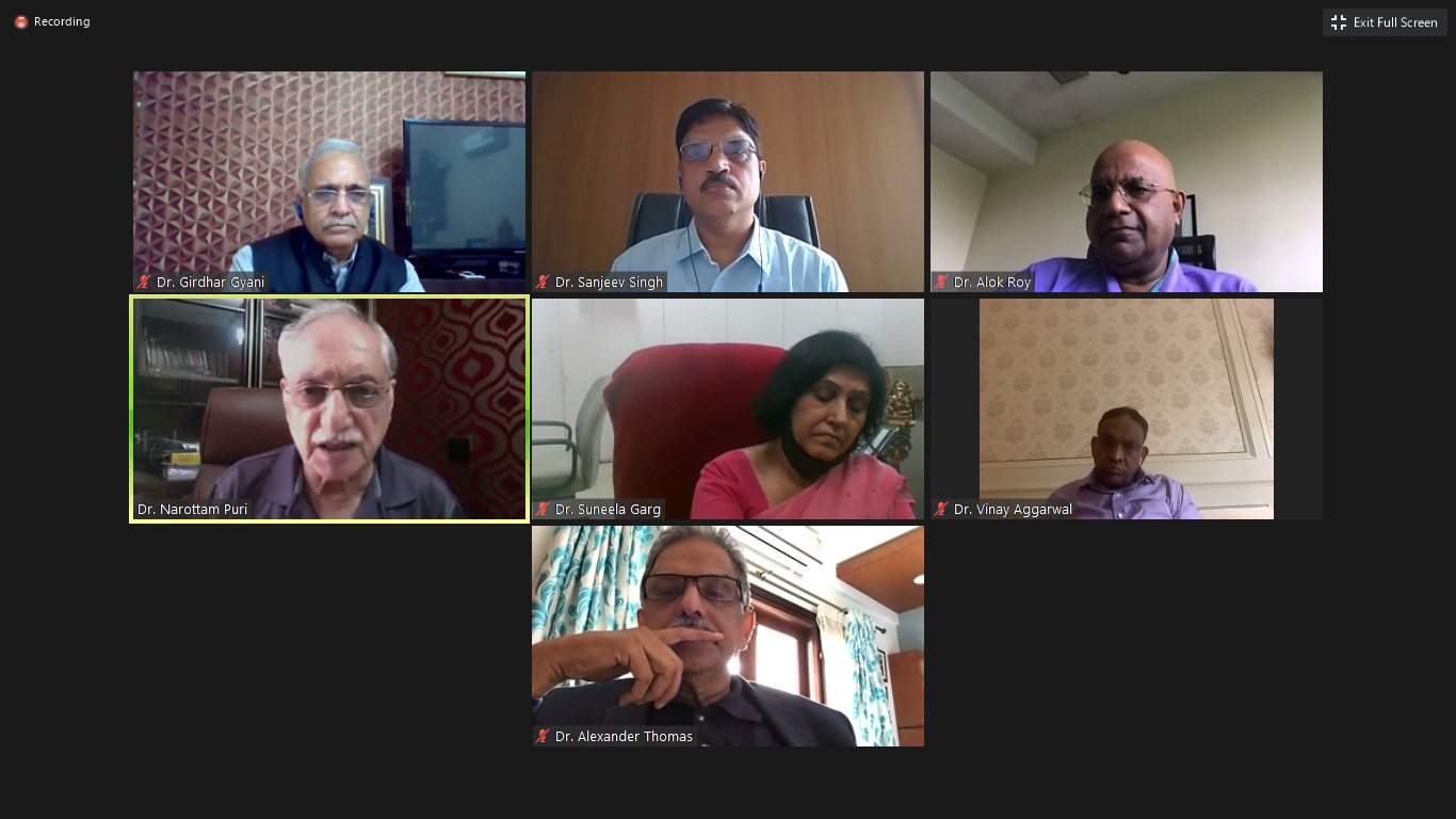 Experts deliberate on community transmission of Covid and herd immunity at AHPI Webinar decoding=