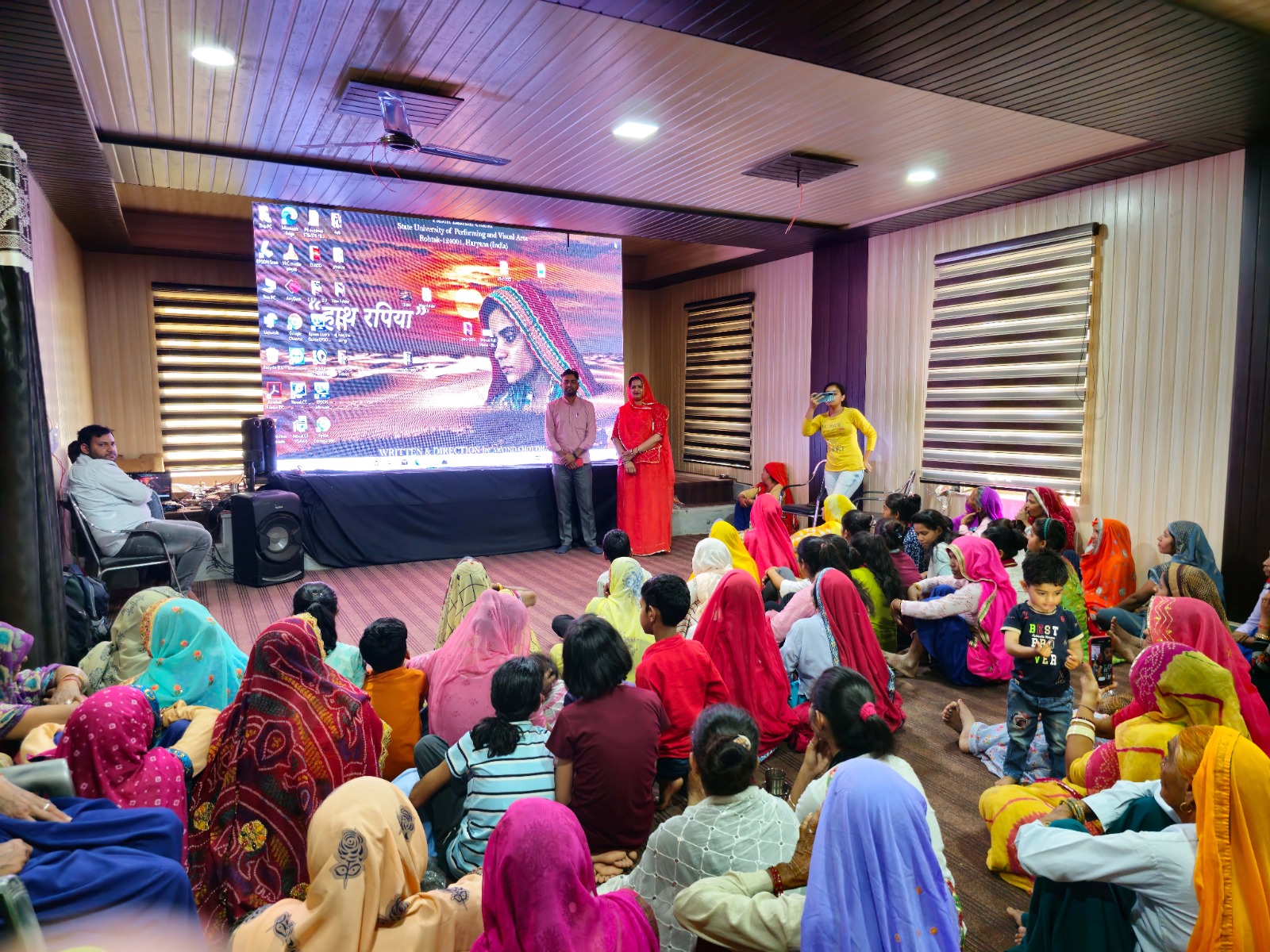 Women Sarpanch with Rajasthan film director launches a ‘Film Screening’ Initiative