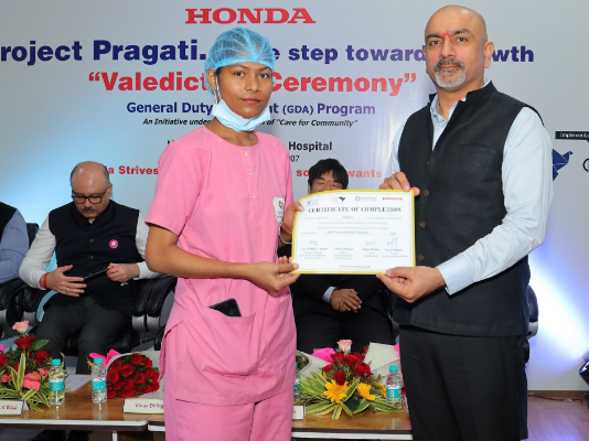 Honda India Foundation (HIF) organised the 'Valedictory Ceremony' decoding=