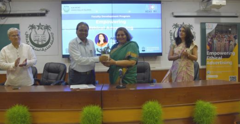JMI hosts FDP on Empowering Ethical Advertising in collaboration with ASCI