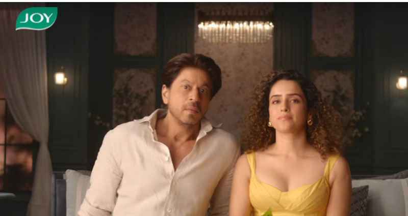 Joy Personal Care unveils its latest TVC starring Shah Rukh Khan and Sanya Malhotra decoding=