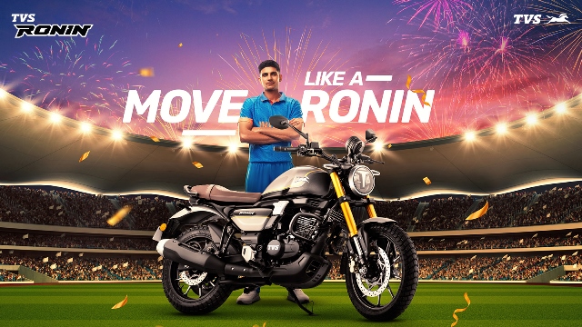 Shubman Gill shows how to #MoveLikeARonin, in TVS Ronin's latest campaign decoding=