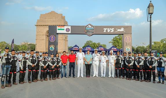 Indian Navy partners with TVS Motor Company as part of its ‘Azadi Ka Amrit Mahotsav’ celebrations decoding=