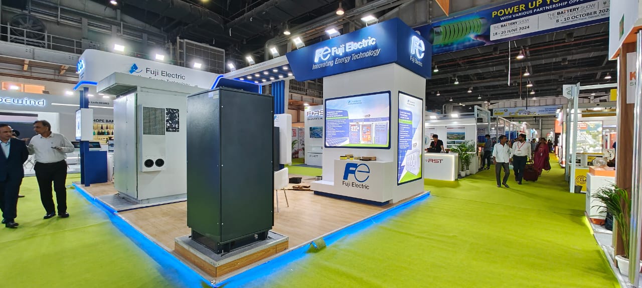 Fuji Electric India Showcased 'Central solar Inverter PVI1500 series' at REI Expo 2023 decoding=