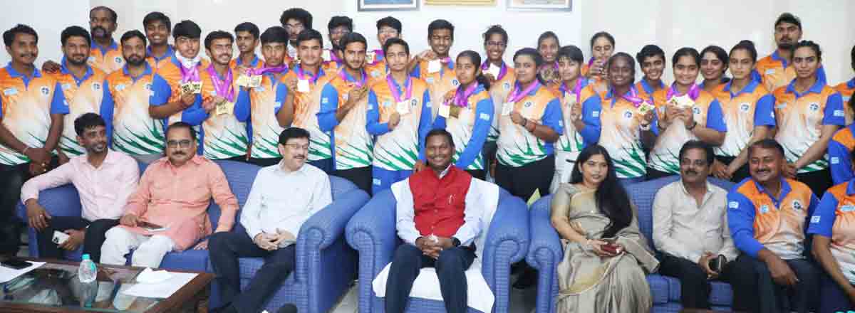 Junior Archery Contingent felicitated for exemplary performance in World Championship decoding=