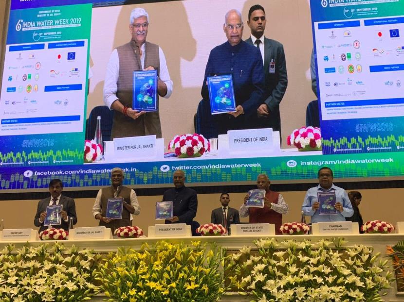 President of India Inaugurates 6th India Water Week-2019 decoding=
