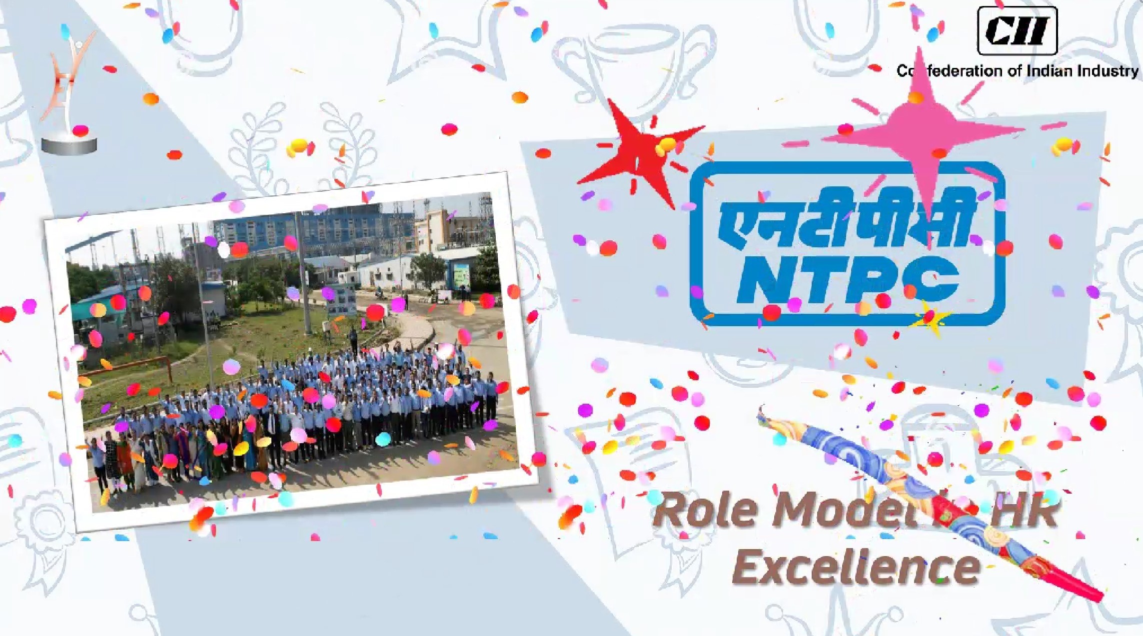 NTPC conferred ‘Role Model’ award at 11th CII National HR Excellence Award 2020-21 decoding=