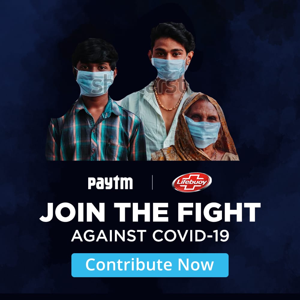 Paytm invites contribution in the fight against COVID-19 spread in India decoding=