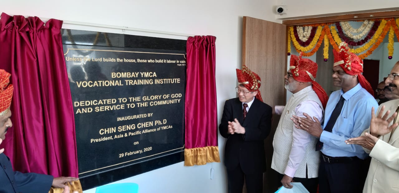 Bombay YMCA flags off its first Vocational Training Centre for rural youth at Kanhe, Lonavala decoding=