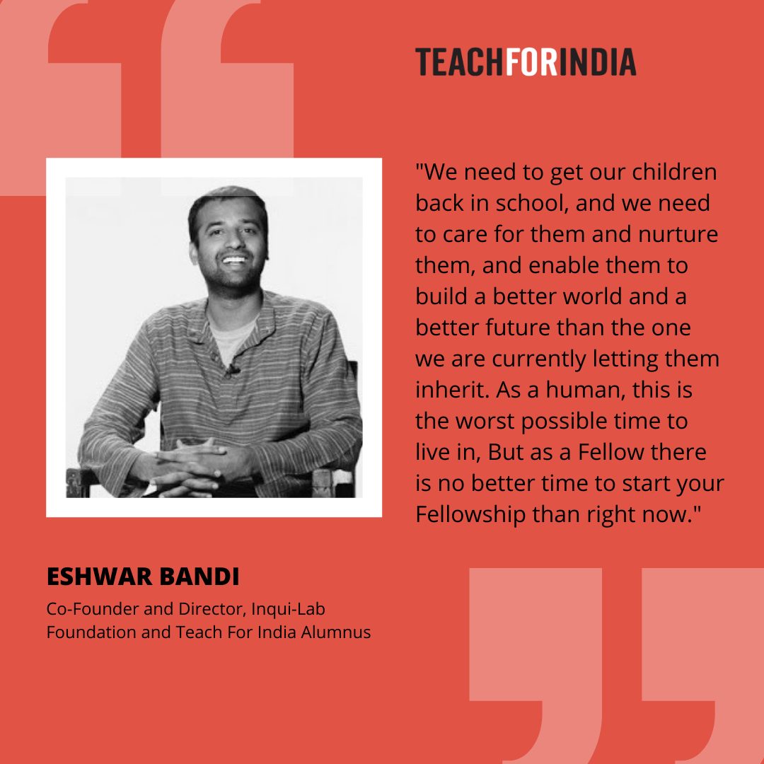 Teach For India Fellowship: The movement for an India filled with love and compassion decoding=