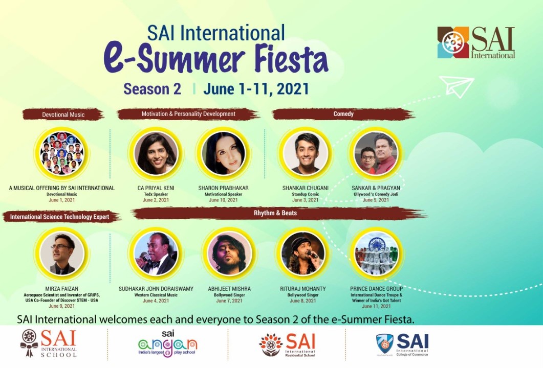 SAI International Education Group to host e – Summer Fiesta Season 2 decoding=