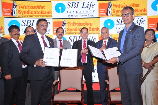 Syndicate Bank and SBI Life reinforce their bancassurance partnership decoding=