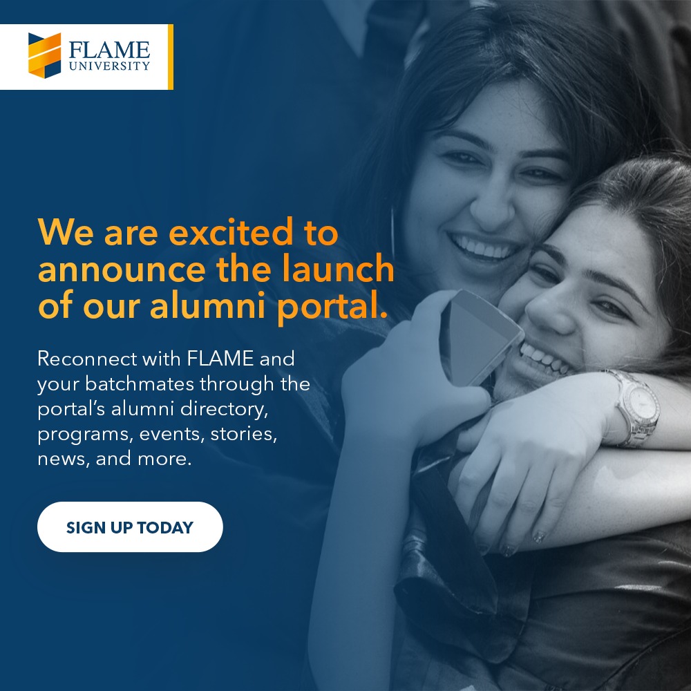 FLAME University launches alumni portal – ‘FLAME AlumNet’ decoding=