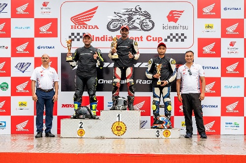 Rajiv Sethu finishes Round 2 of Indian National Motorcycle Racing Championship with a Double Podium decoding=