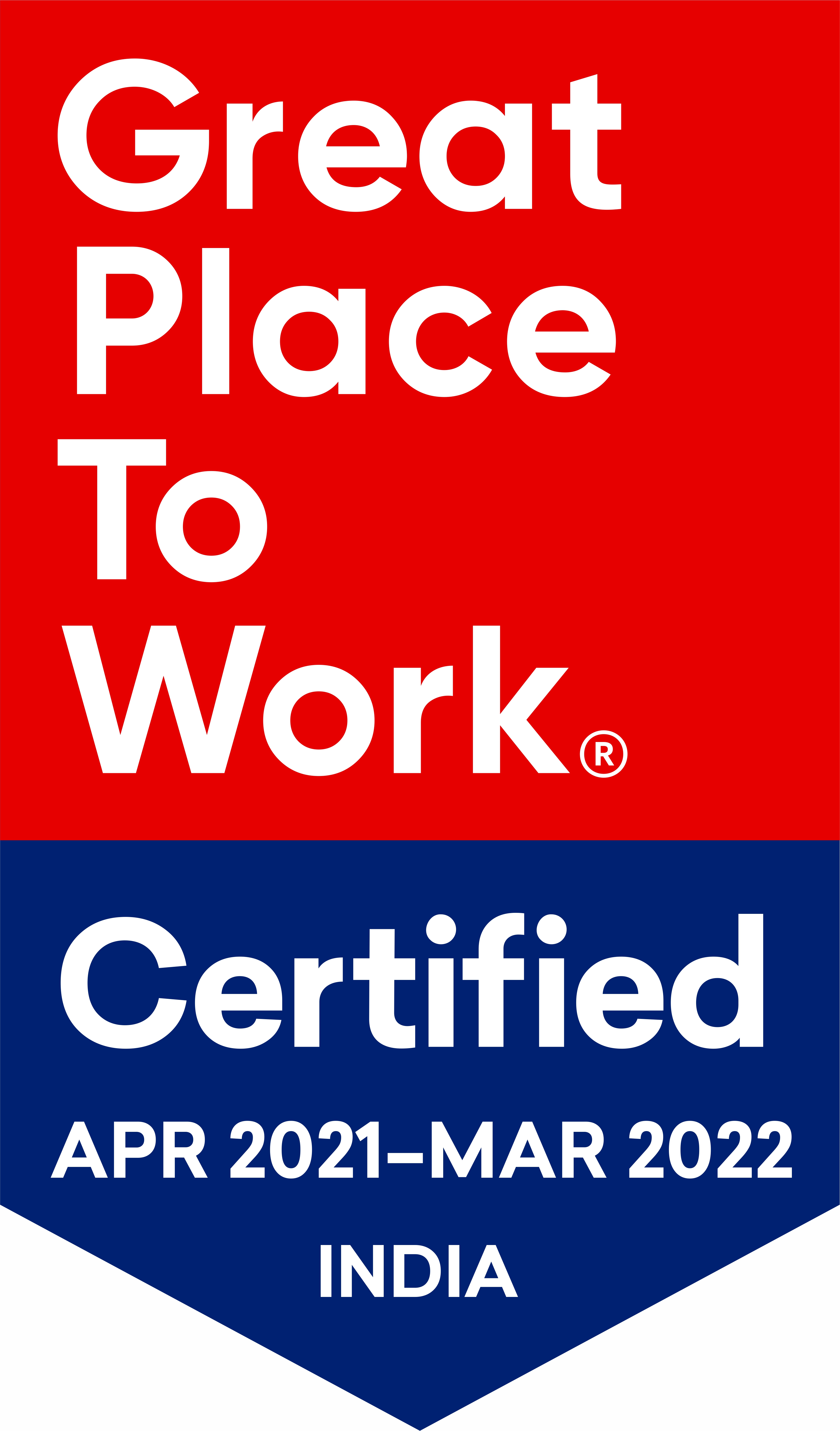 Blue Dart certified as a Great Place to Work for the 11th Year! decoding=