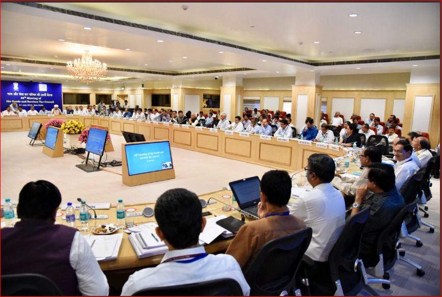 FM chairs the 35th GST Council Meeting held today in the national capital decoding=