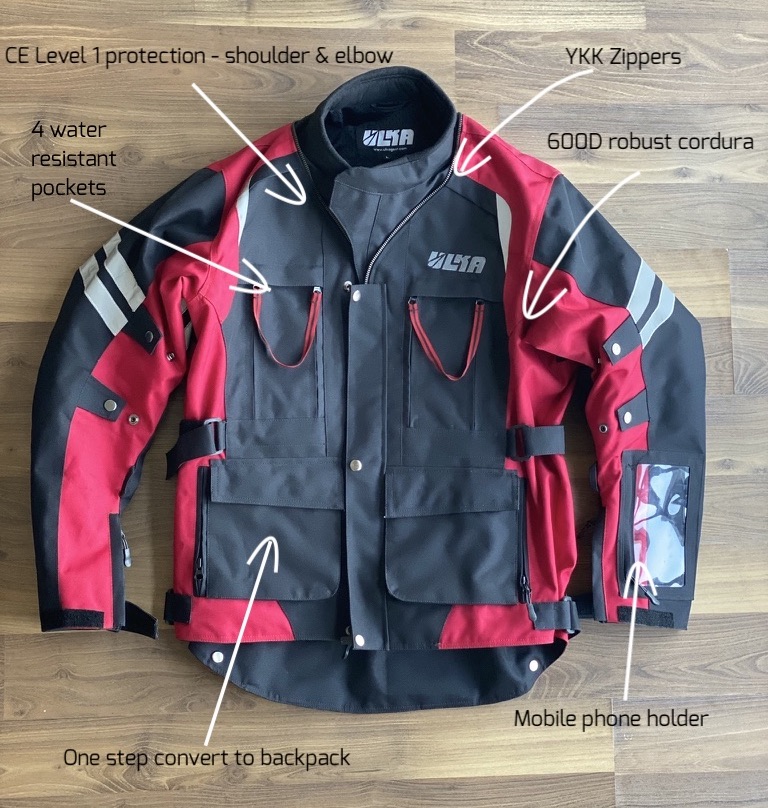 World’s Only Revolutionary & Convertible Jacket Introduced for Motorcycle Enthusiasts decoding=