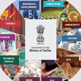 Overall production and employment in the Textile Industry under Make In Campaign decoding=