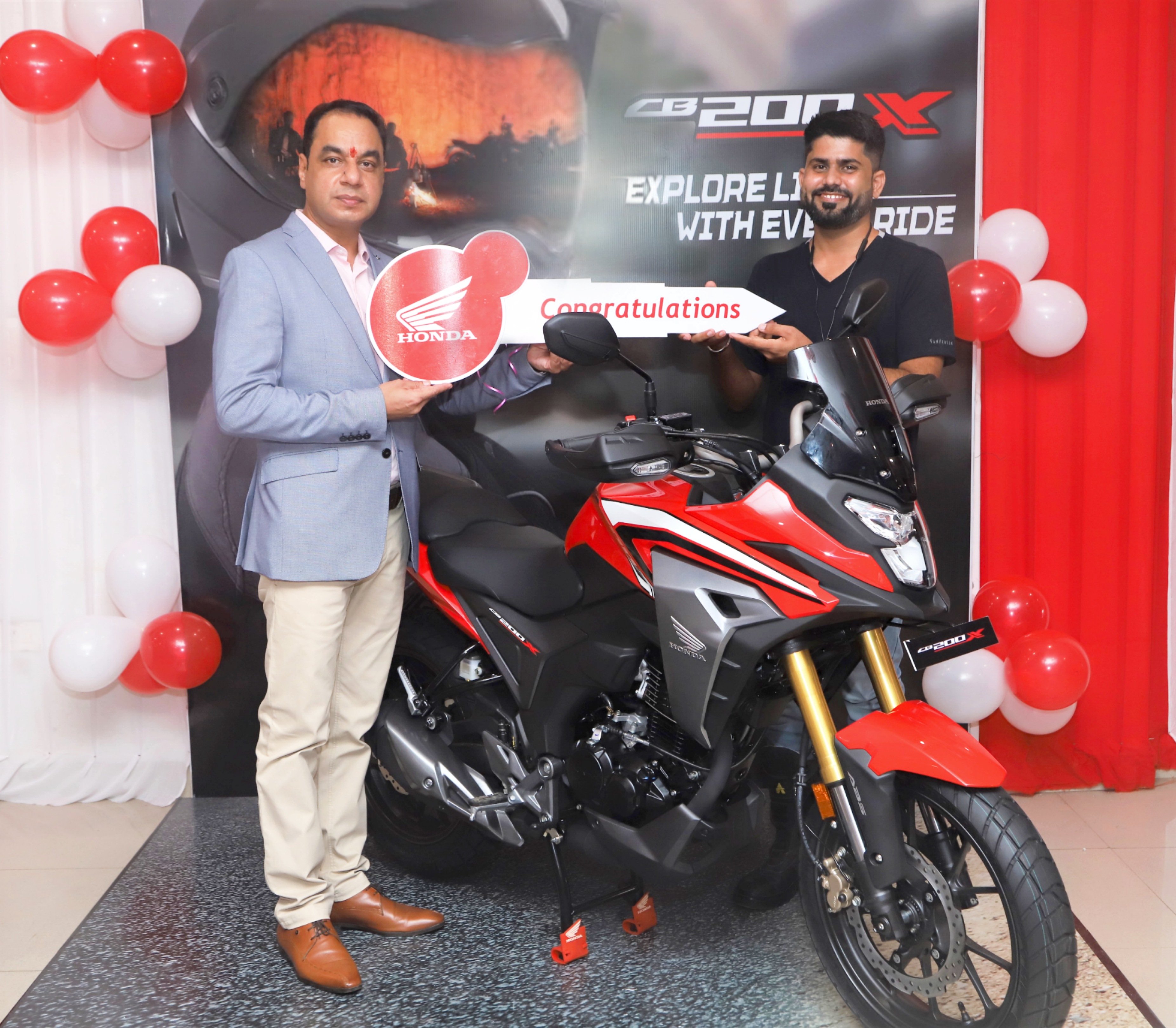 Honda 2Wheelers India commences deliveries of the all-new CB200X decoding=