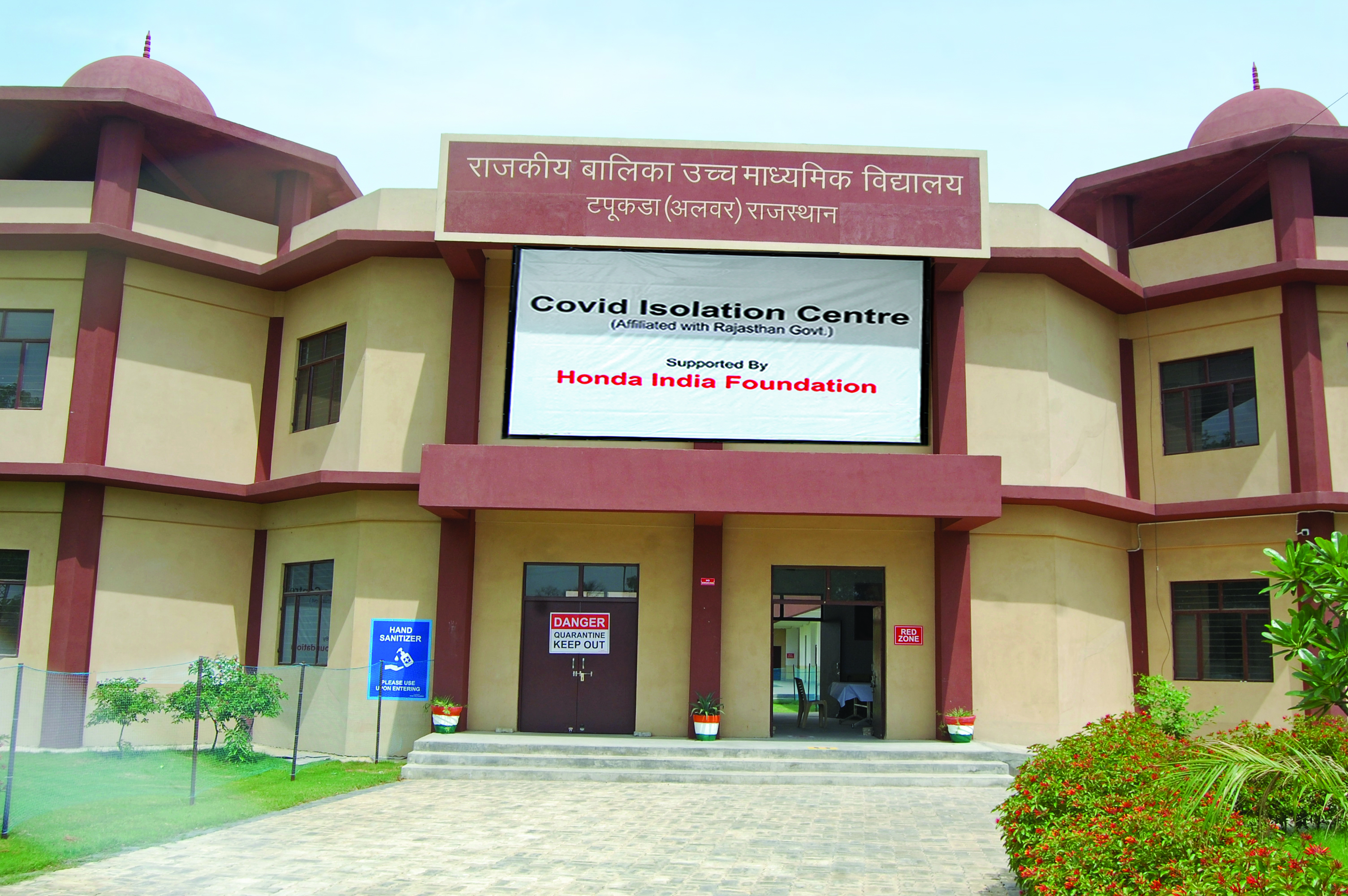 Honda India Foundation opens COVID-19 isolation centers in Haryana & Rajasthan decoding=