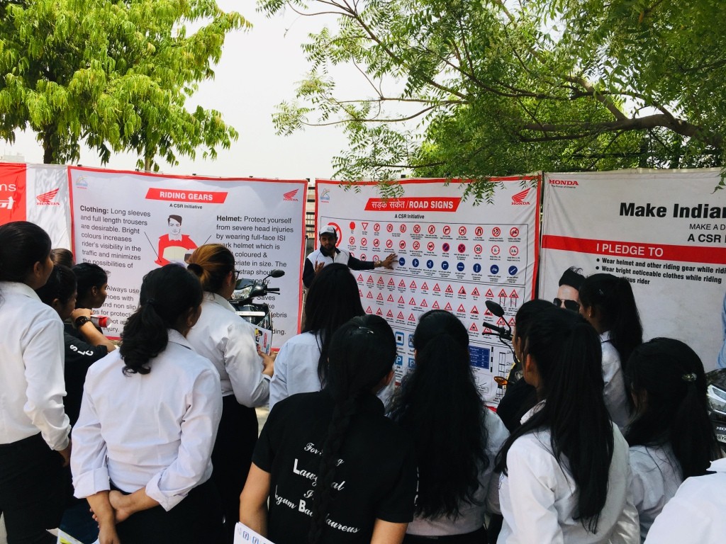 Honda’s National Road Safety Awareness Campaign for college students reaches Jaipur decoding=