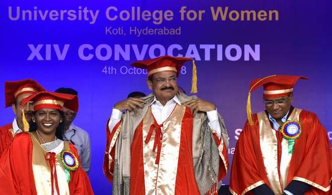 VP stresses need for political empowerment of women through reservations decoding=