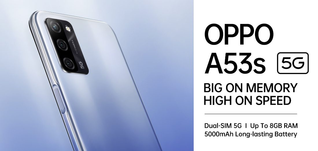 OPPO A53s 5G: priced only at INR 14,990 decoding=
