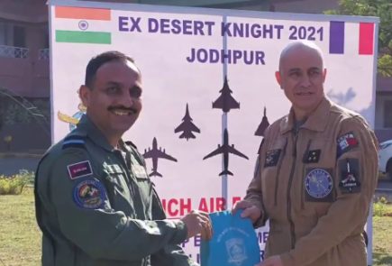 Indian Air Force and French Air and Space Force participated in Ex Desert Knight  2021 decoding=