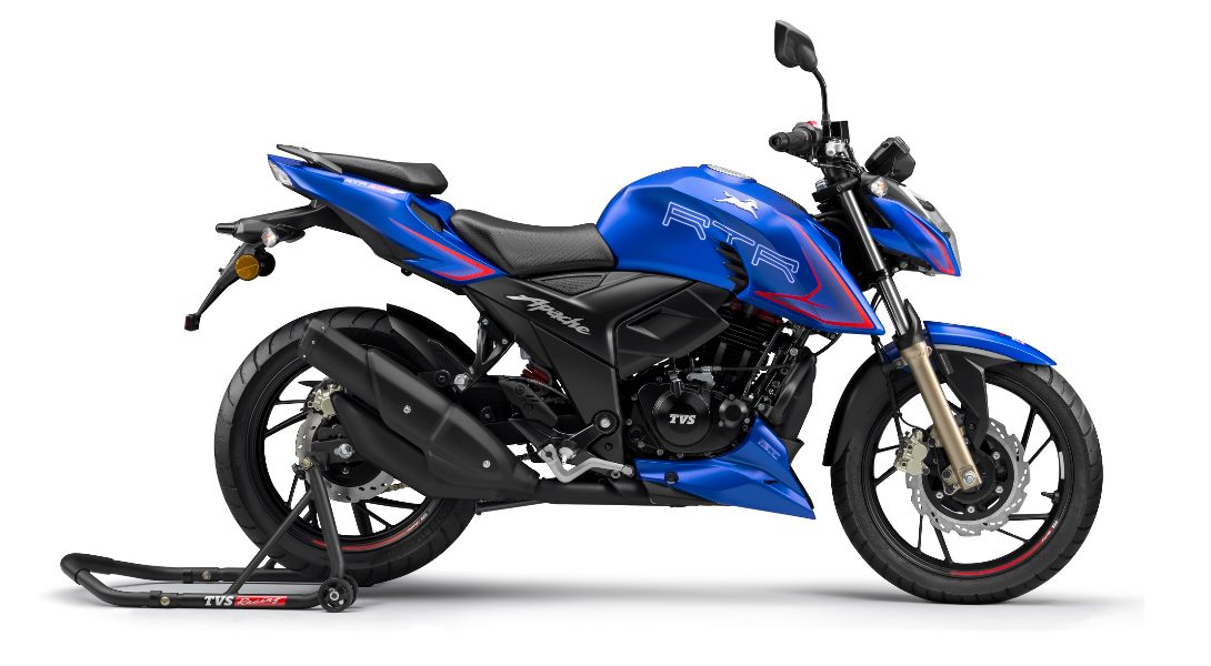 TVS Motor Company launches the new TVS Apache RTR 200 4V with first-in-segment features decoding=