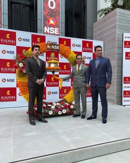 Kalyan Jewellers successfully listed on the National Stock Exchange decoding=