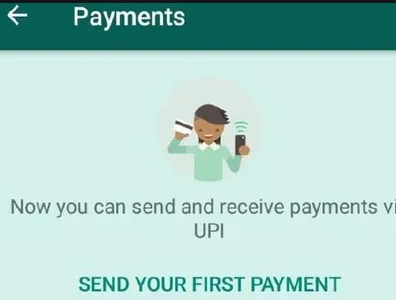 Make payment by using WhatsApp Now decoding=