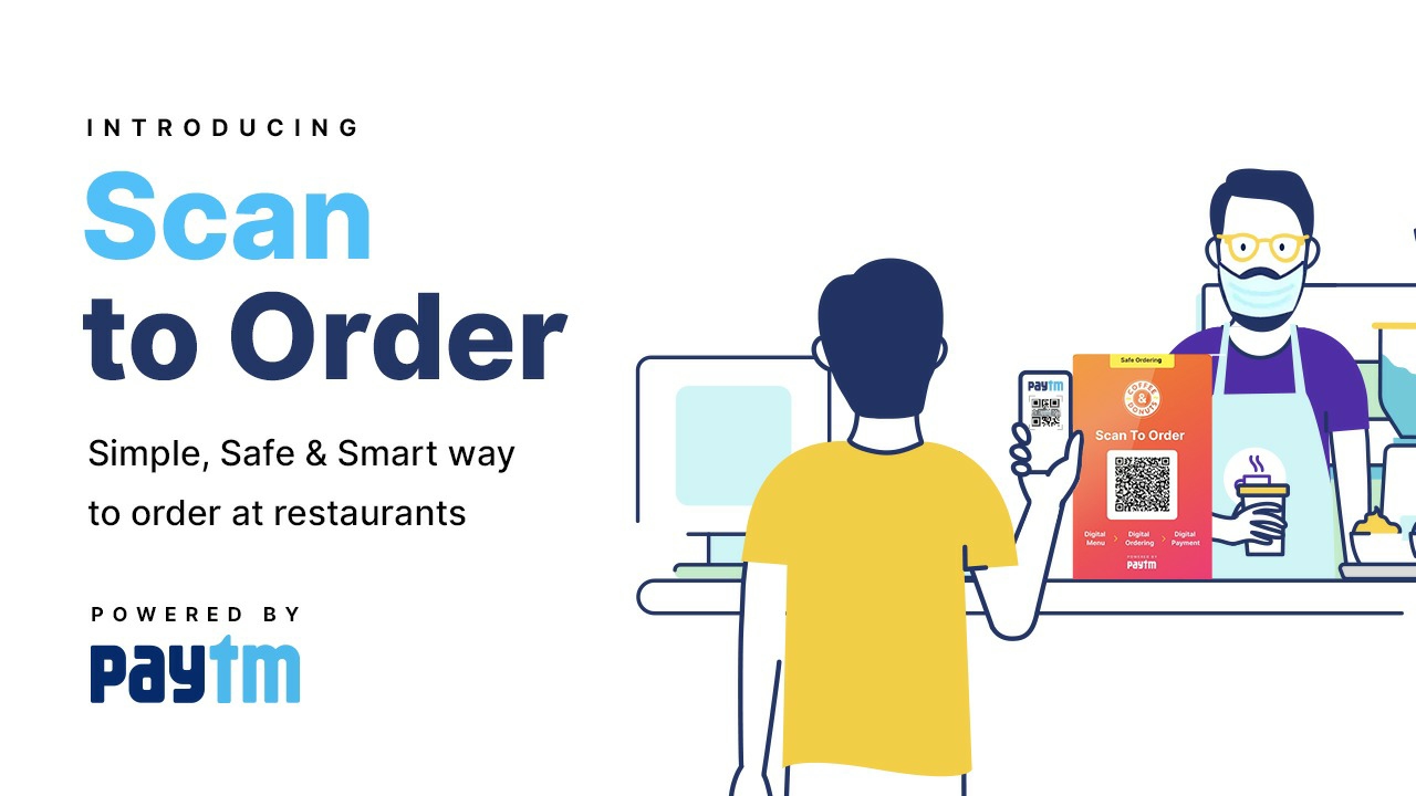 Paytm appeals to the government to enable contactless food ordering at restaurants with ‘Scan to Order’ decoding=
