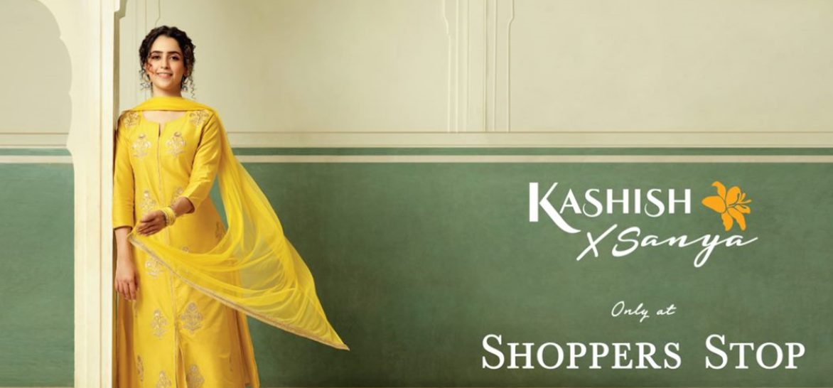 Shoppers Stop’s private brand ‘Kashish’ takes the celebrations to the next level with Sanya Malhotra decoding=