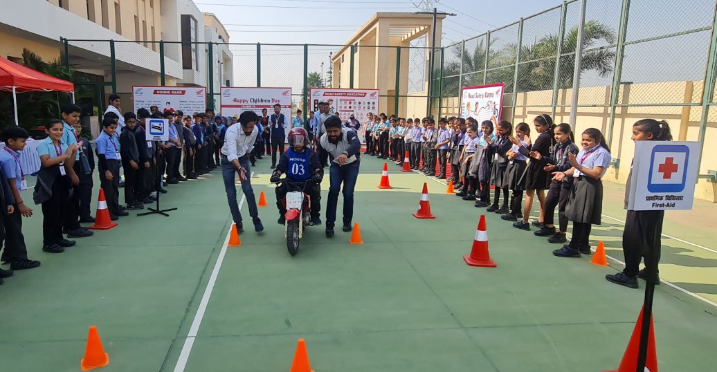 Honda Motorcycle & Scooter India conducts Road Safety Awareness Campaign in Rajasthan decoding=