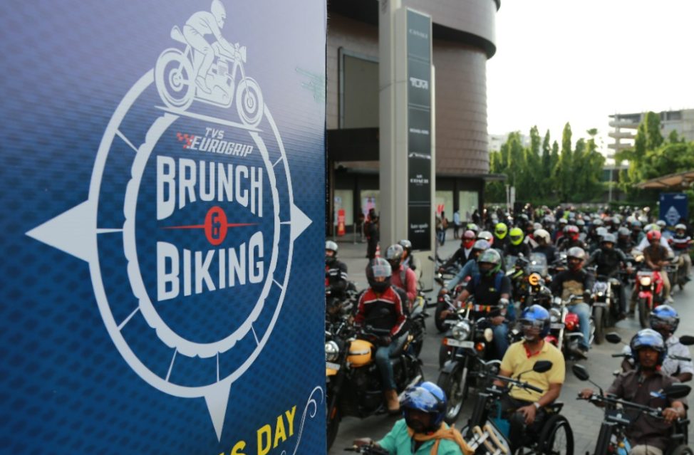 The third edition of TVS Eurogrip’s Brunch & Biking in Chennai witnesses a resounding response decoding=