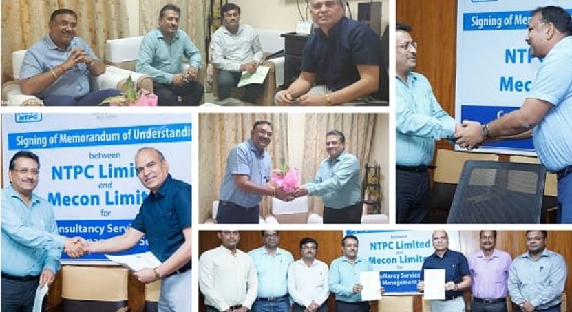 <strong>NTPC signs MoU with MECON for Consultancy and Project Management Services for its Coal Mines</strong> decoding=