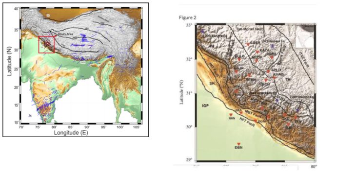 Non-uniformity of Himalayas foresees significantly large earthquake events decoding=