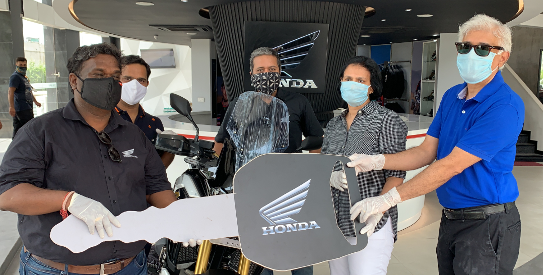 Honda commences deliveries of  2020 Africa Twin Adventure Sports in India decoding=