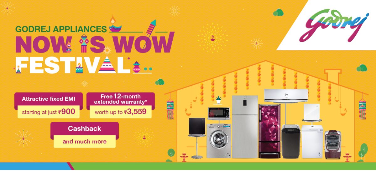 Godrej launches ‘NOW is WOW’ FESTIVAL – with thoughtfully designed offers this festive season decoding=