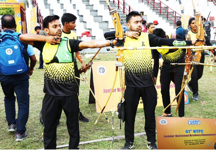 41st NTPC Junior National Archery Championship is presently underway in Dehradun decoding=