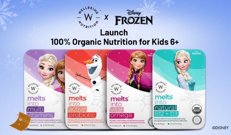 Wellbeing Nutrition introduces nutrition for kids featuring Disney and Marvel characters decoding=