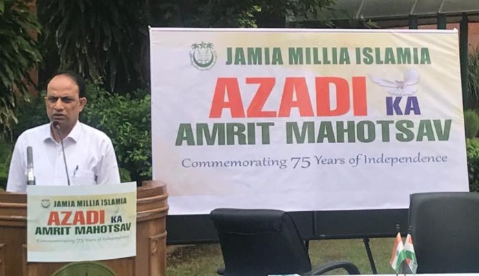 ‘Azadi Ka Amrit Mahotsav’ begins at the Jamia Millia Islamia decoding=