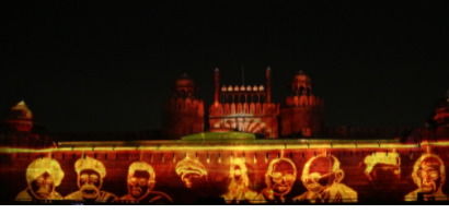 ‘Matrubhumi’ Projection Mapping Show Receives Overwhelming Response at Red Fort Festival – Bharat Bhagya Vidhata decoding=